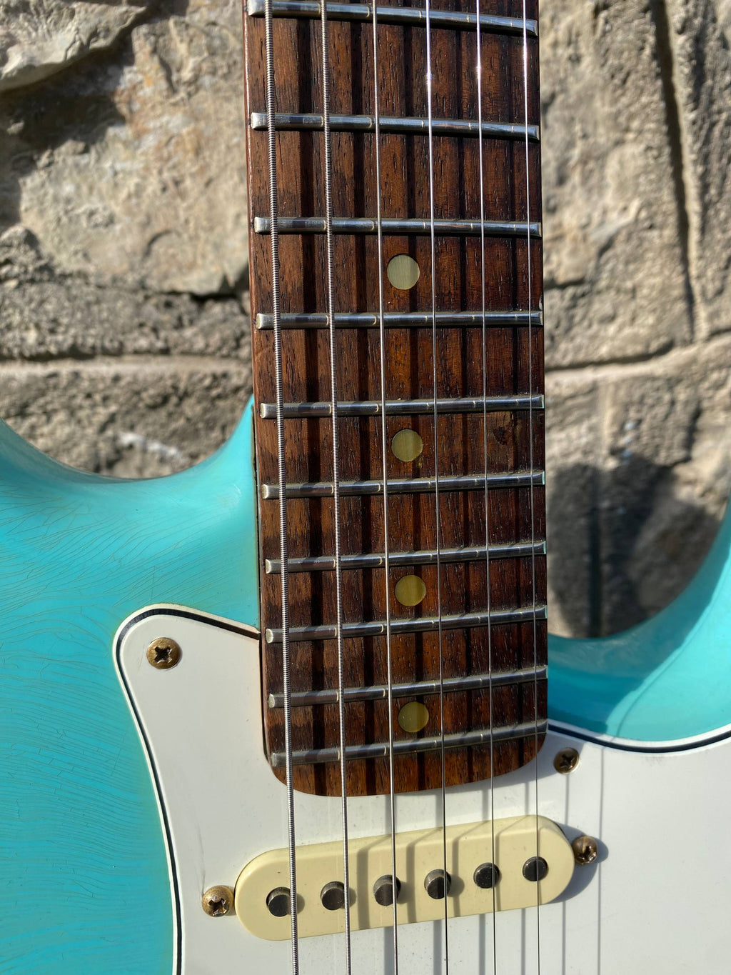 Nitrocaster Heavy Relic custom Sonic Blue Stratocaster like Fender Custom Shop