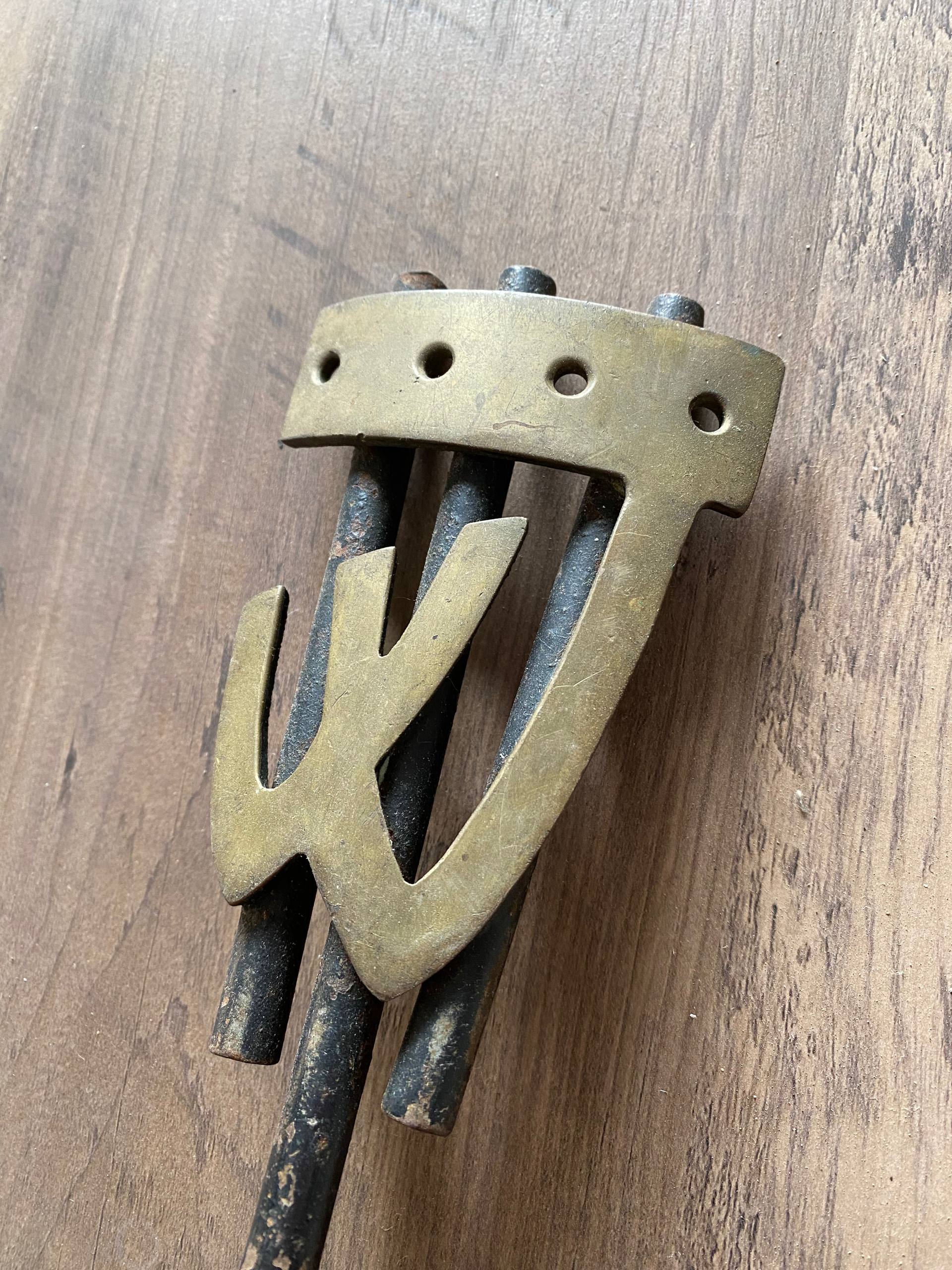 Vintage Wandre Tailpiece for Naika Double Bass – Original 50s60s – Rare
