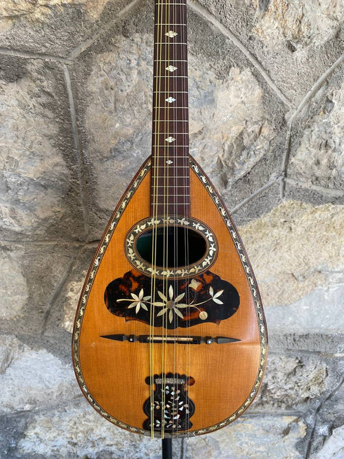 Antique Italian Neapolitan Bowl-Back Mandolin - Ozelli - Late 19th / Early 20th Century with case