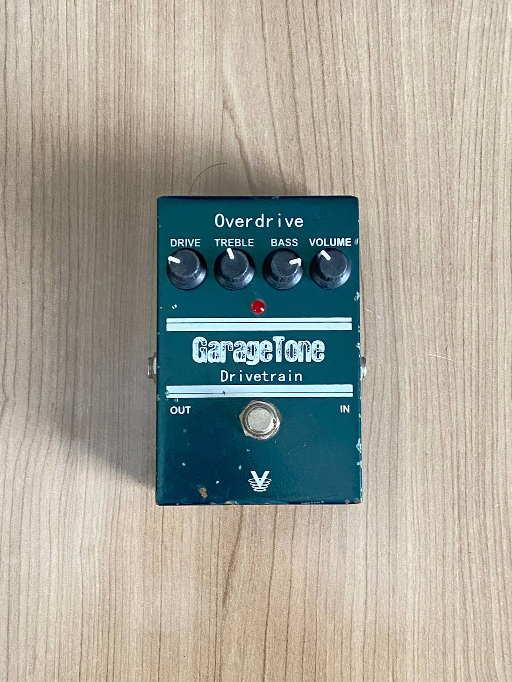Overdrive Garage Tone Drive Train Green Pedal visual Sound