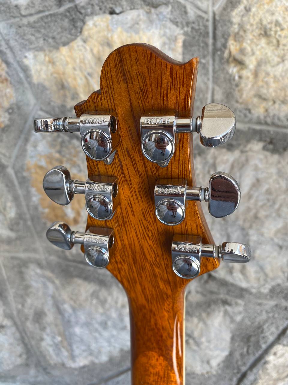 Greg Bennett Royal RL3 - Orange Quilted Maple Top, Mahogany Body & Neck, Excellent Condition + Video Demo