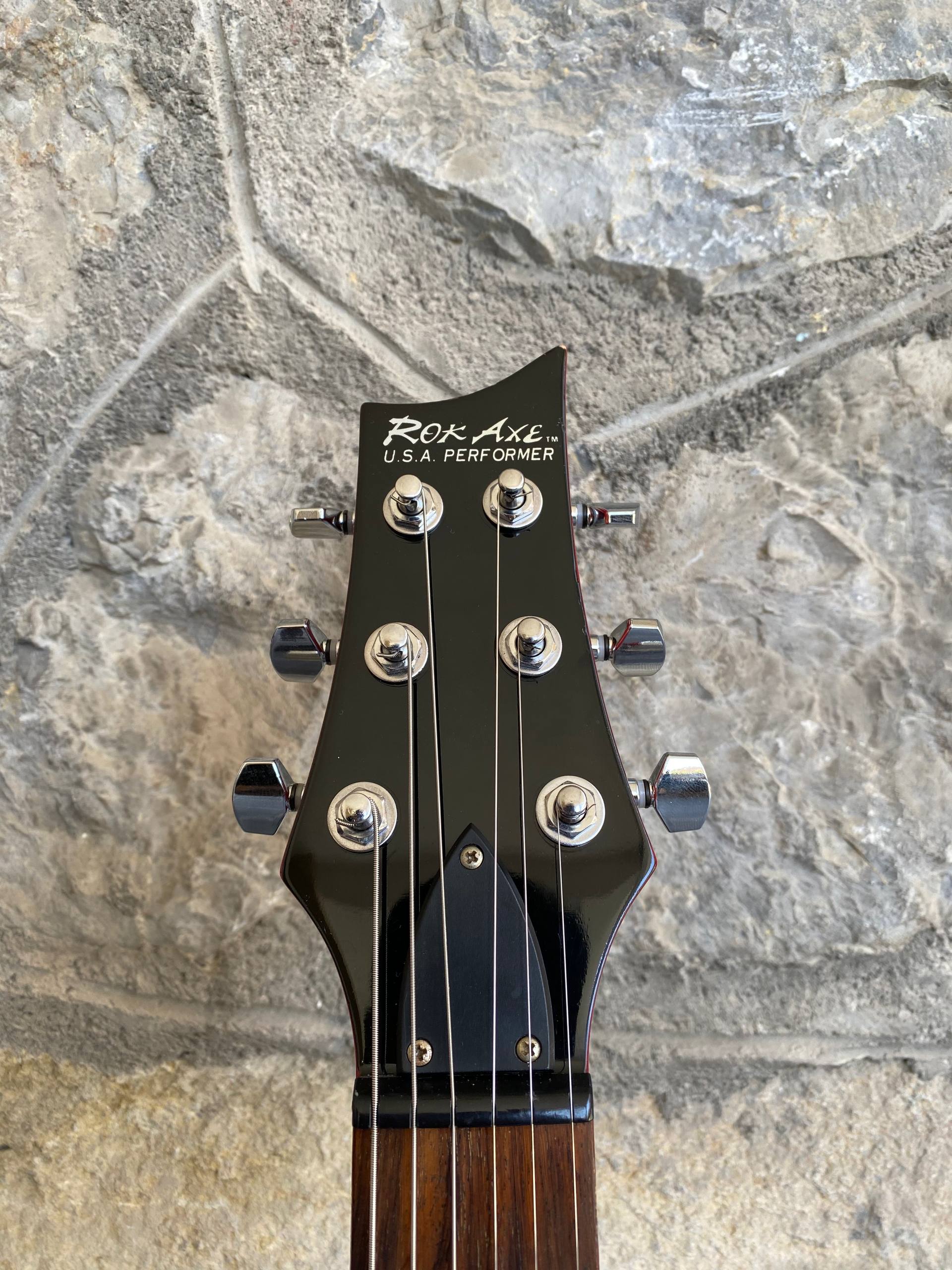 1990’s Rock Axe USA Performer - PRS Style - Neck-Through - Flame Top