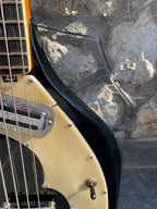 Rare Vintage 1960s Eko Rokes Arrow Bass - Black - Made in Italy