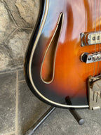 1960s Hopf Saturn 63 - Brownburst - Museum Condition - 100% Original w/ Tremolo & Demo Video