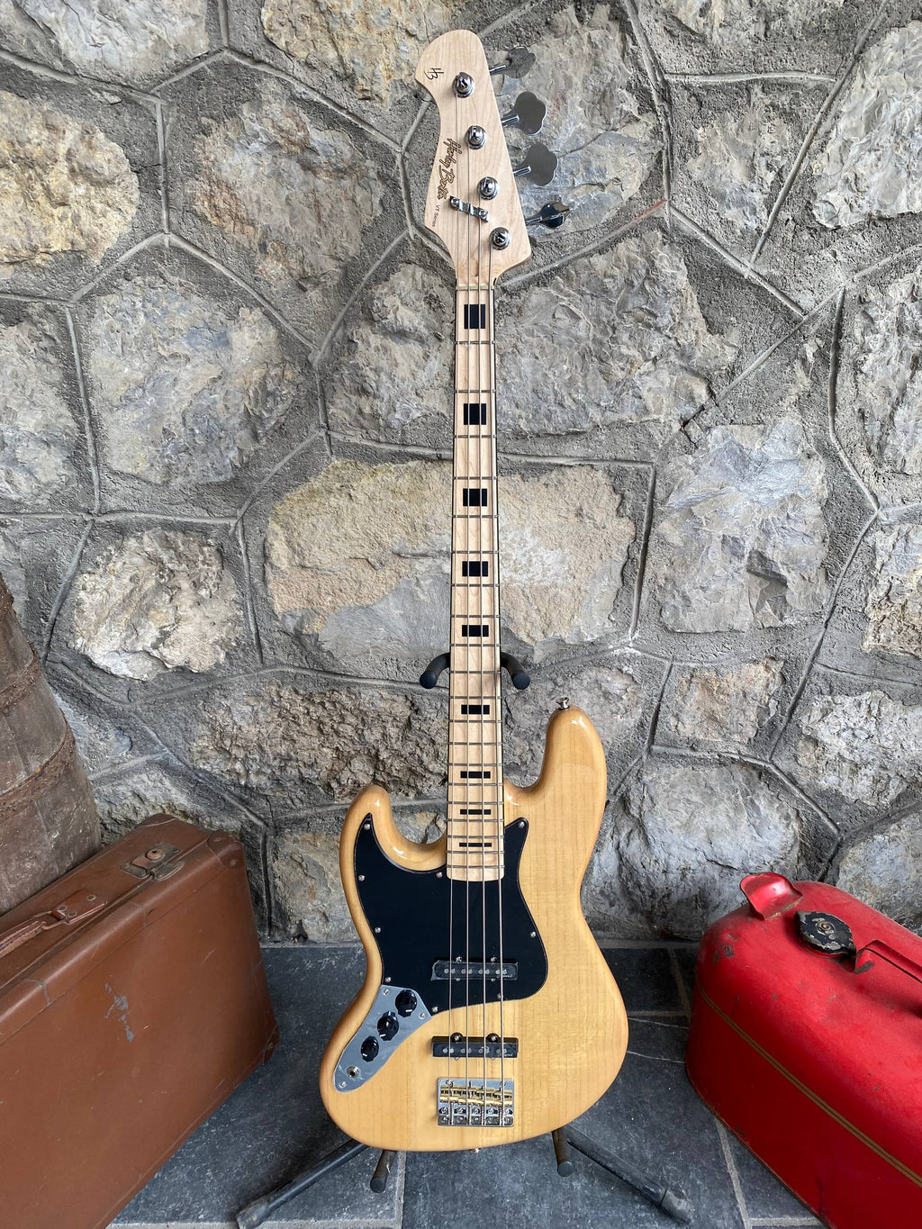 Harley Benton JB-75MN LH NA Vintage Series Bass left handed