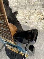 Parkson’s Professional 24-Fret Electric Guitar (Made in Korea) — Blueburst Flame Top, Gold Hardware + Video Demo