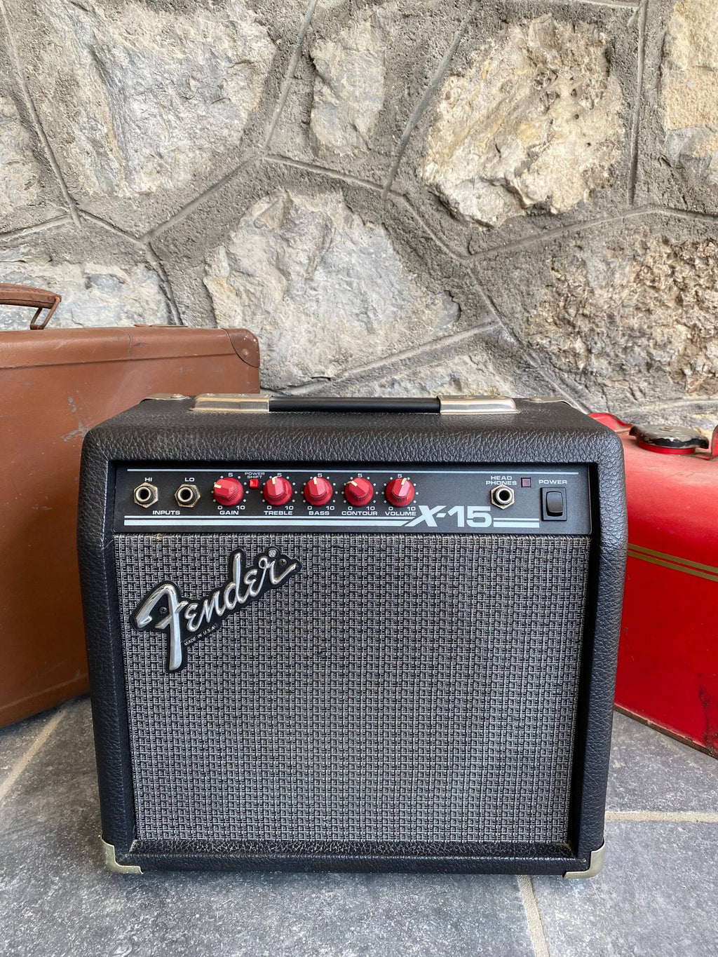 Fender X-15 "Red Knob" 15-Watt Guitar Practice Amp - Made in USA