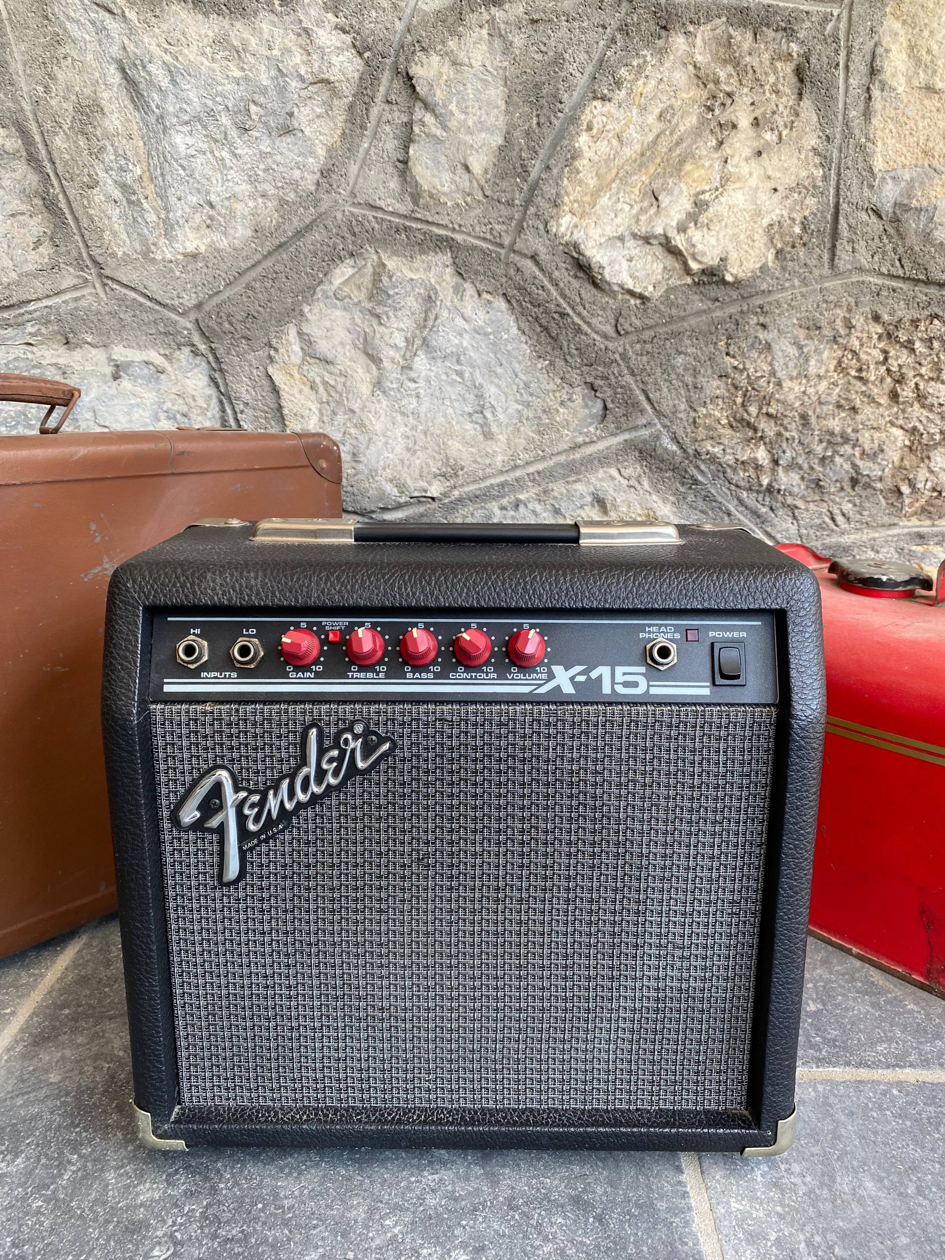 Fender X-15 "Red Knob" 15-Watt Guitar Practice Amp - Made in USA