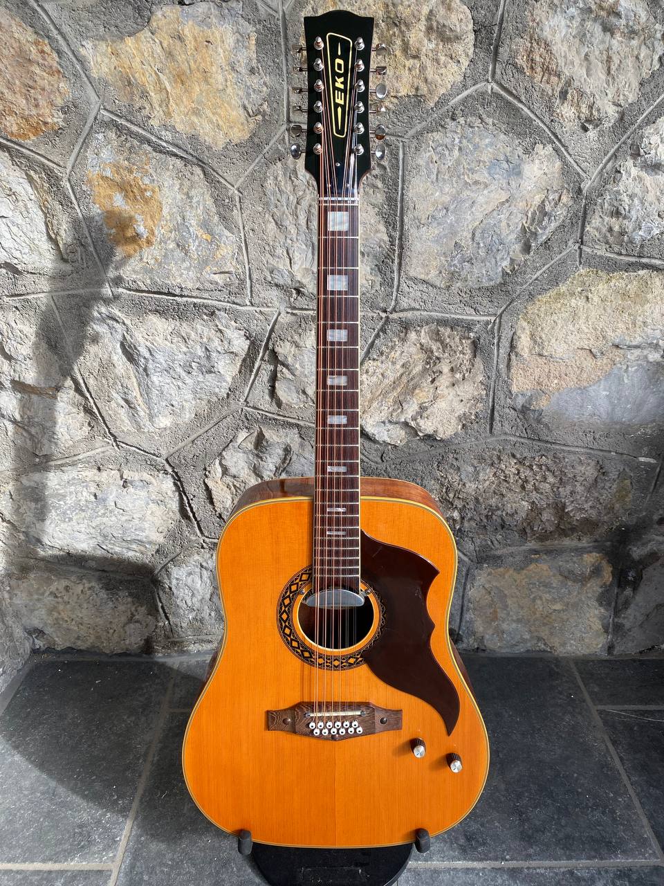 Vintage Pre-1978 Eko Ranger 12-String Acoustic-Electric Guitar (Recanati, Italy) — Original Electronics, Great Setup + Video Demo