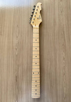 Stratocaster-Style Replacement Guitar Neck (Maple) — 22 Frets, Complete with Tuners, Brand New