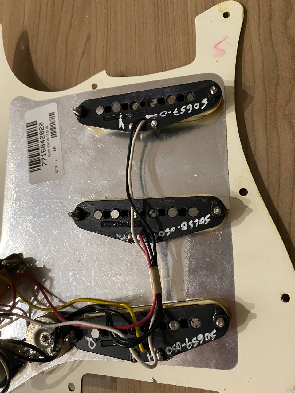 Fender Stratocaster Loaded Pickguard — Original Tex-Mex Pickups, Complete Wiring