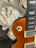 Eko Les Paul Goldtop Singlecut Electric Guitar — Satin Neck, Humbuckers, Mint Condition + Video Demo
