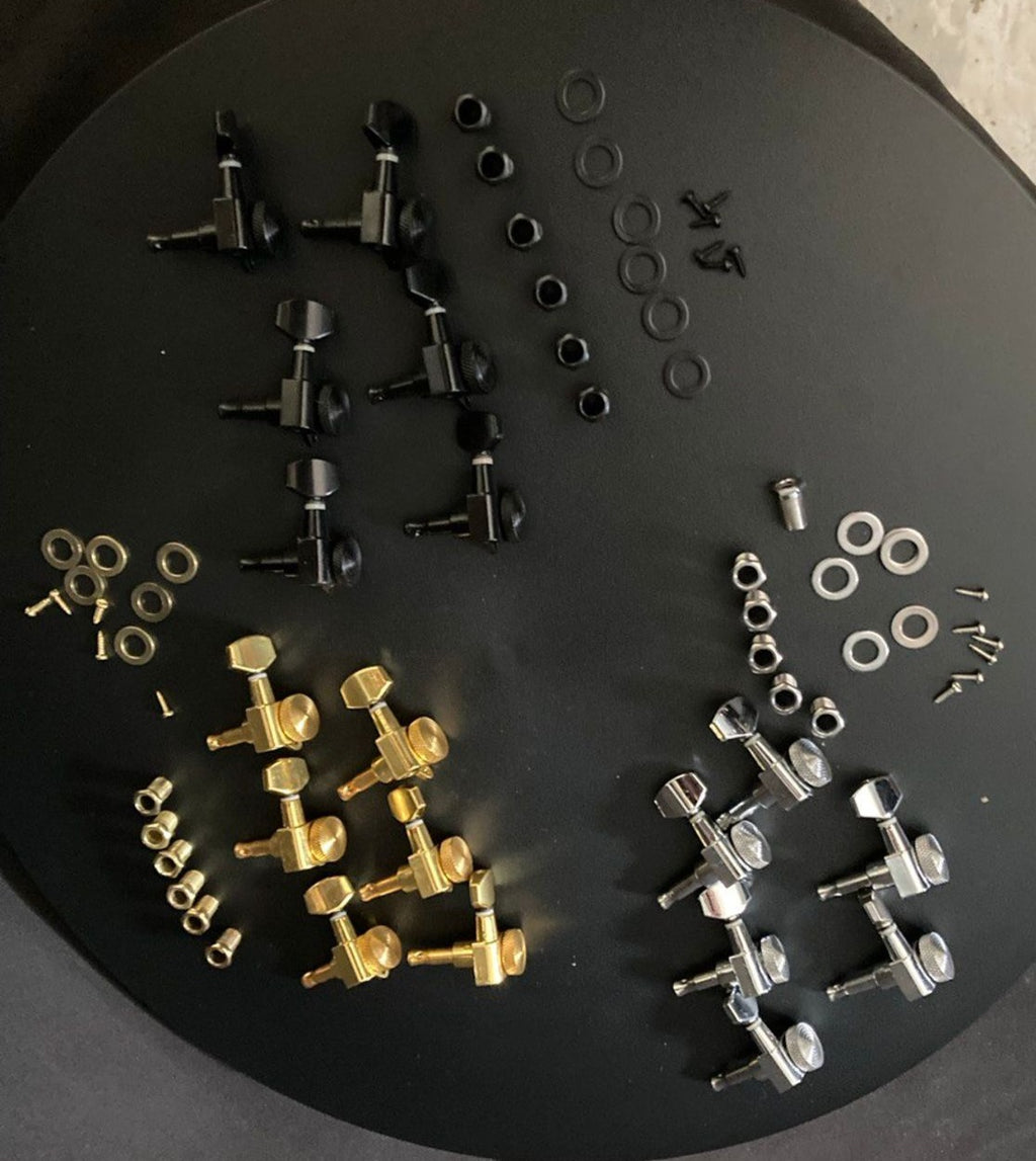 Locking tuners for Guitars Black Gold and Chrome