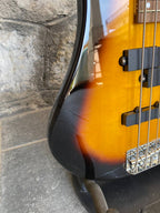 Vision JB8 Electric Bass Guitar (Sunburst) — PJ Pickup Configuration, Brand New + Video Demo