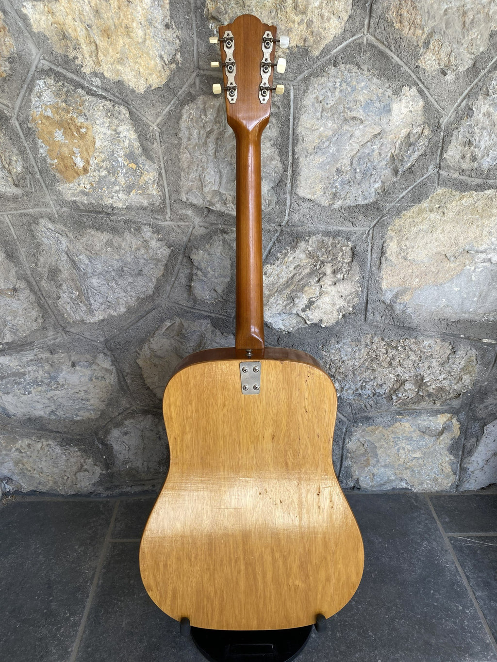 Vintage 1960s Framus Texan Acoustic Guitar — Sunburst Finish, Neck Plate Serial Number, Replaced Back + Video Demo