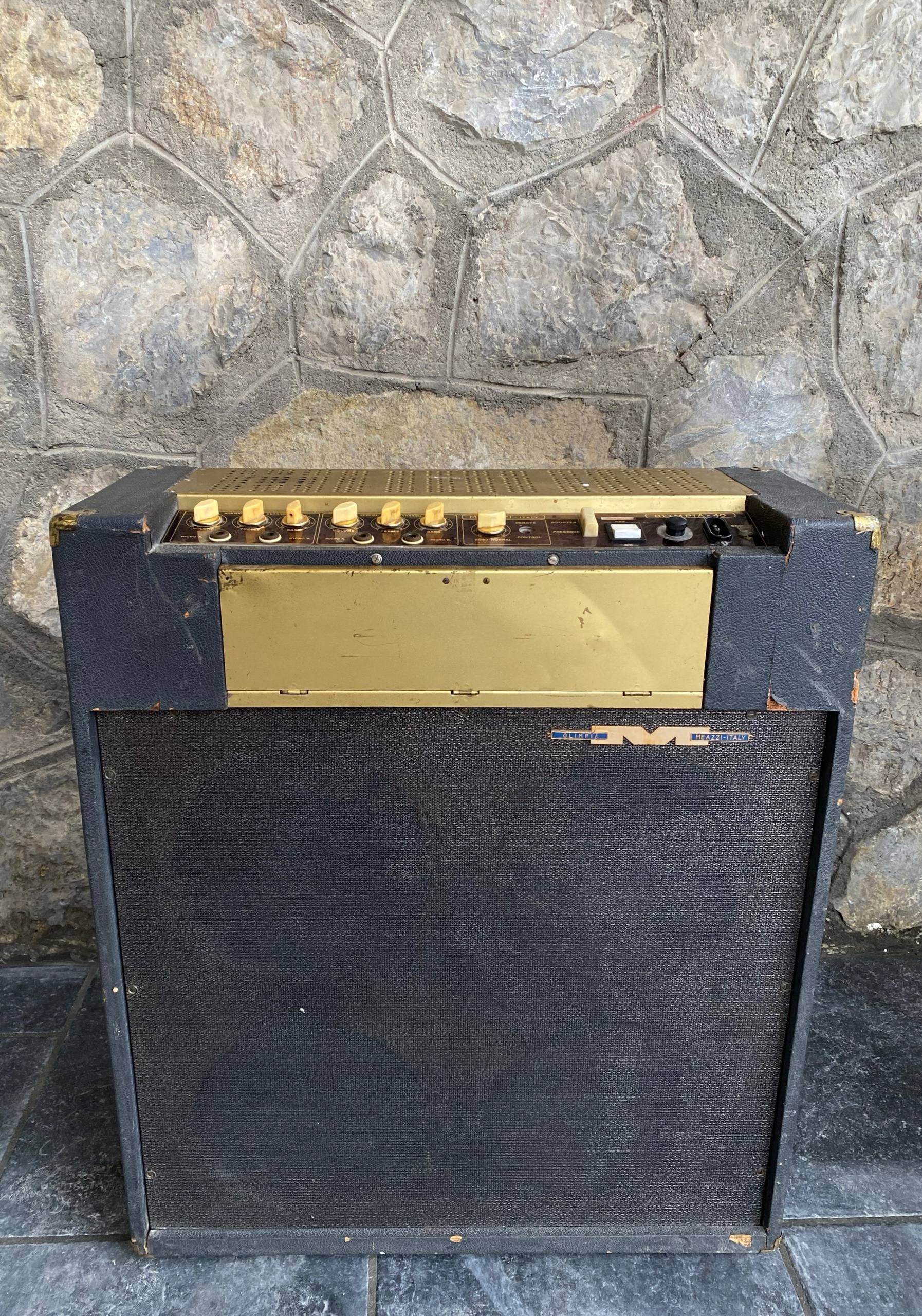 Meazzi Olimpia 40 Amplifier – Made in Italy – Built-in Tape Echo – Fully Working.