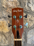 Harley Benton HBO-850 BK — Acoustic-Electric Bass Guitar, Black, HSY-400D Preamp + Video Demo