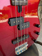 Yamaha RBX170 Electric Bass Guitar (Metallic Red / Car) — PJ Pickup Configuration, 24 Frets, Rosewood Fretboard + Video Demo