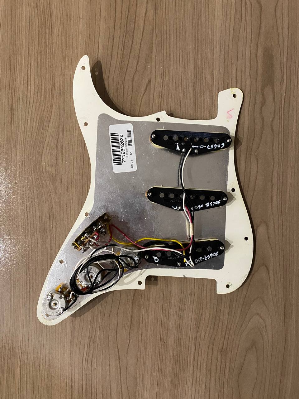 Fender Stratocaster Loaded Pickguard — Original Tex-Mex Pickups, Complete Wiring