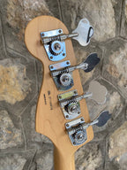 2007 Fender Highway One Jazz Bass - Black Nitrocellulose Finish w Tortoise & Original White Pickguards — image 14