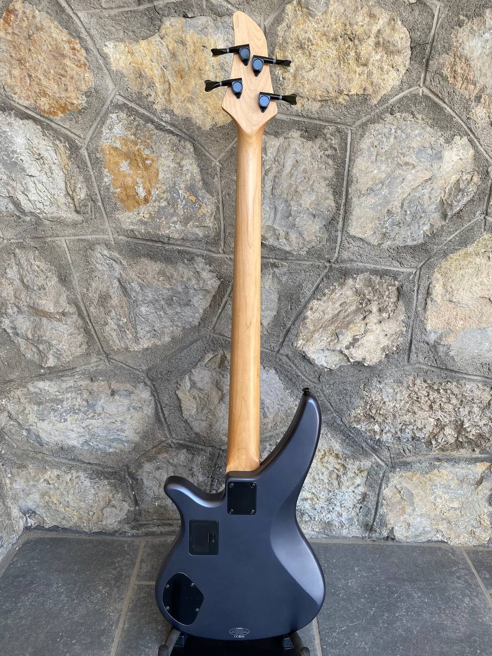 Yamaha RBX370A Active Bass (Metallic Gray) — 24 Frets, Black Hardware, Excellent Condition + Video Demo