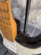 1997 Fender American Standard Stratocaster - Black Maple Neck - w/ Original Red Logo Case & Fender Card — image 9