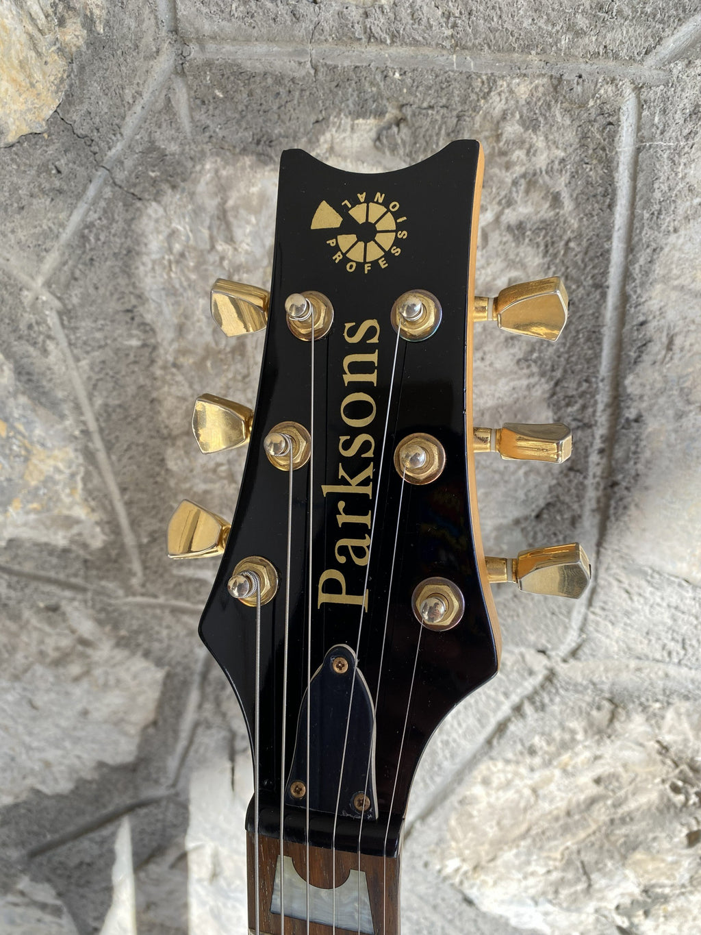Parkson’s Professional 24-Fret Electric Guitar (Made in Korea) — Blueburst Flame Top, Gold Hardware + Video Demo