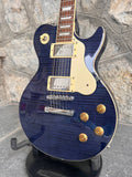 Greg Bennett AV3 Blue Burst Flamed Top, Excellent Condition + Video Demo