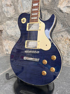 Greg Bennett AV3 Blue Burst Flamed Top, Excellent Condition + Video Demo