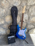 Vision Stratocaster ST5 Electric Guitar Starter Kit - Electric Blue - NEW