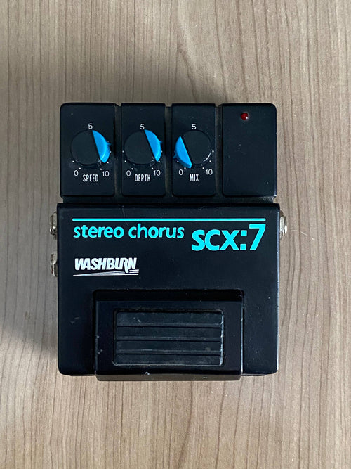Vintage Analog Chorus Washburn Scx7 Stereo Chorus