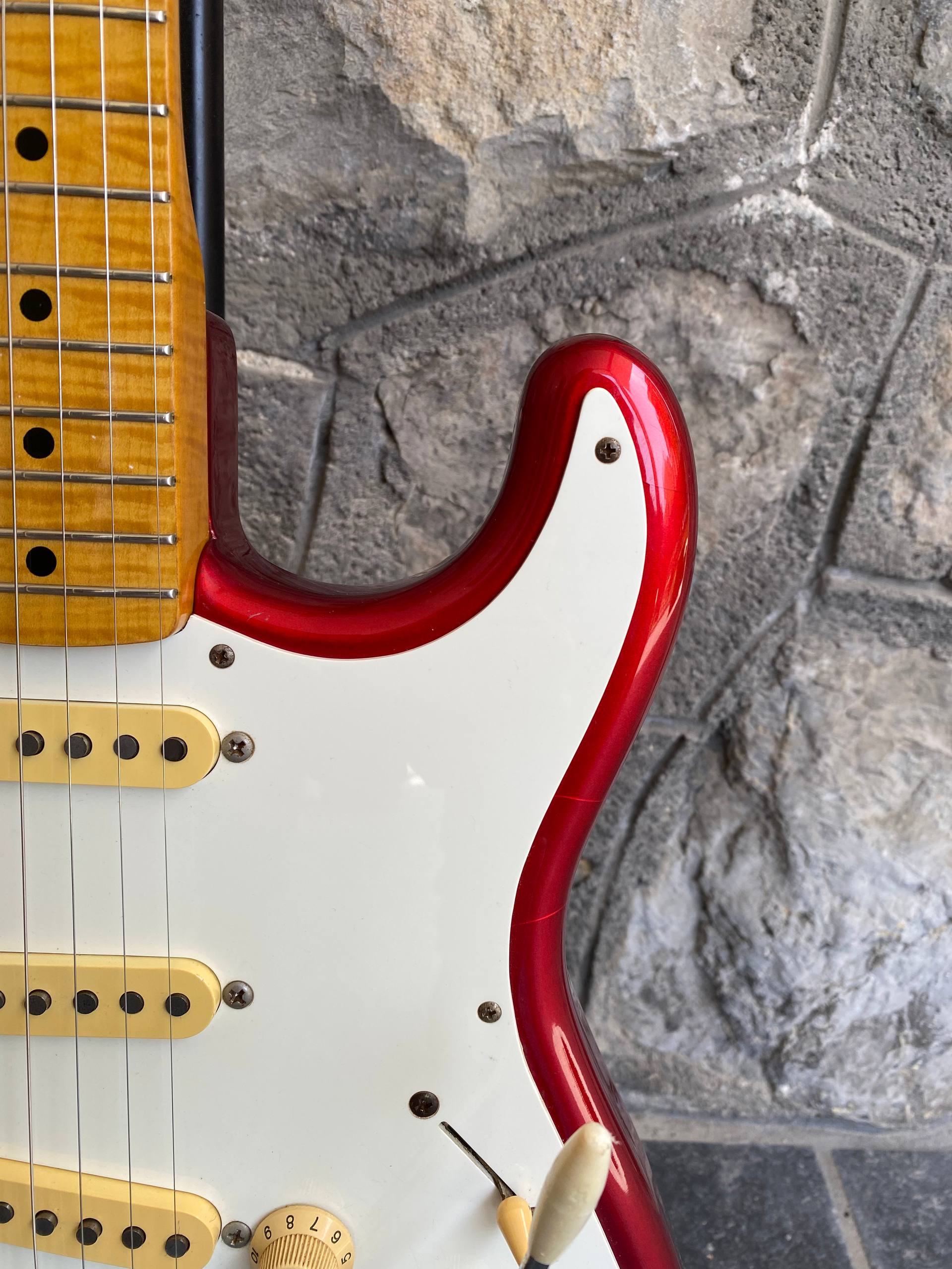 Fender Stratocaster ST-57AS 40th Anniversary - Candy Apple Red - Foto Flame (1994)