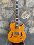 Greg Bennett Royal RL3 - Orange Quilted Maple Top, Mahogany Body & Neck, Excellent Condition + Video Demo