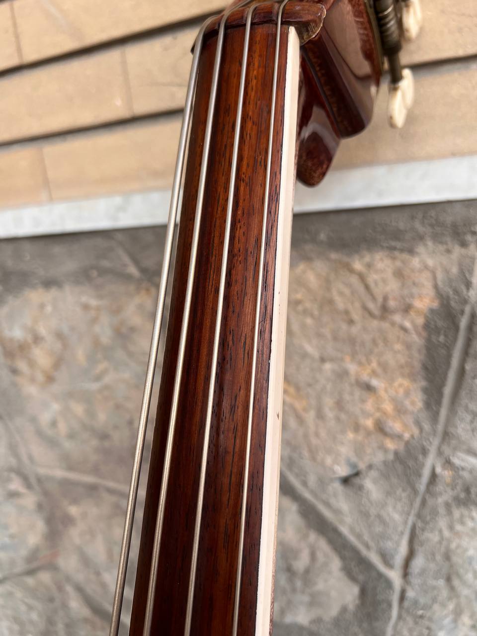 July 1960 Wandre Framez Naika Brownburst Upright Double Bass 3/4 Made in Italy