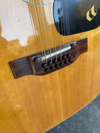 Vintage Aria 12-String Acoustic Guitar with Pickup – Model 6714 – Made in Japan