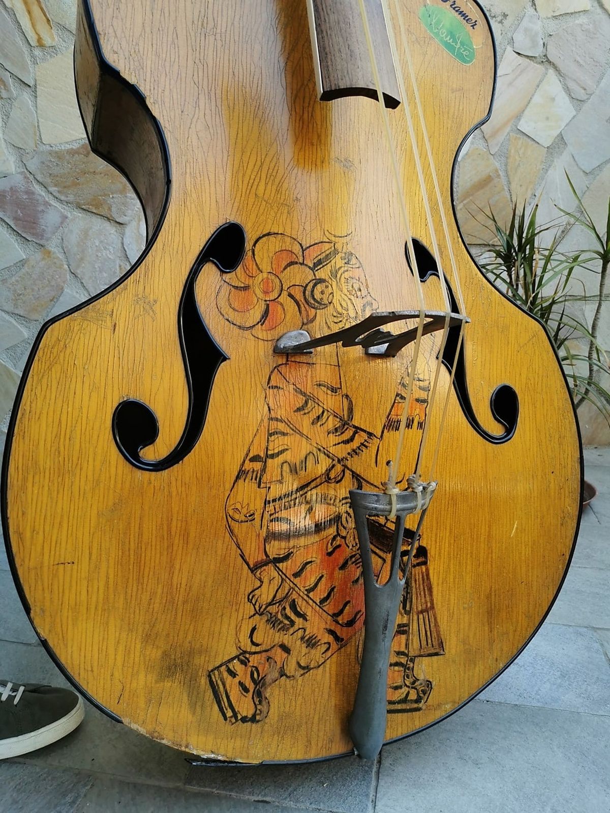 Wandrè Naika Classich Bridge Bass Alluminium Upright Bass