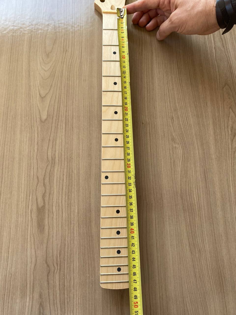 Telecaster-Style Replacement Guitar Neck (Maple) — 22 Frets, Complete with Tuners, Brand New