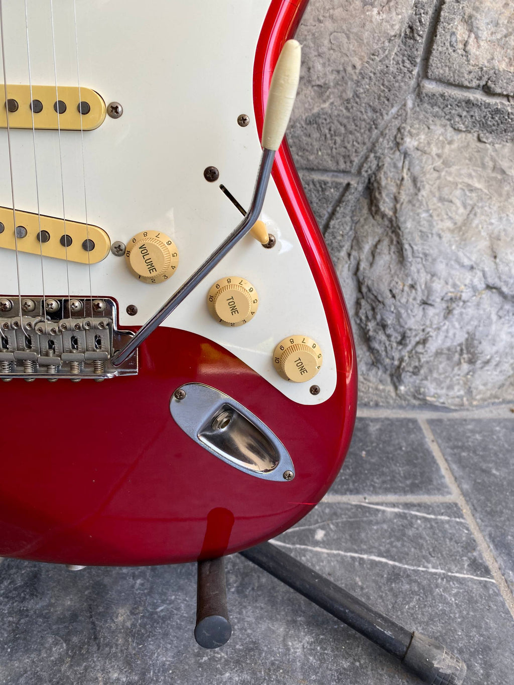Fender Stratocaster ST-57AS 40th Anniversary - Candy Apple Red - Foto Flame (1994)
