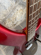 Yamaha RBX170 Electric Bass Guitar (Metallic Red / Car) — PJ Pickup Configuration, 24 Frets, Rosewood Fretboard + Video Demo