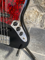 2007 Fender Highway One Jazz Bass - Black Nitrocellulose Finish w Tortoise & Original White Pickguards — image 4