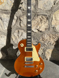 Eko Les Paul Goldtop Singlecut Electric Guitar — Satin Neck, Humbuckers, Mint Condition + Video Demo