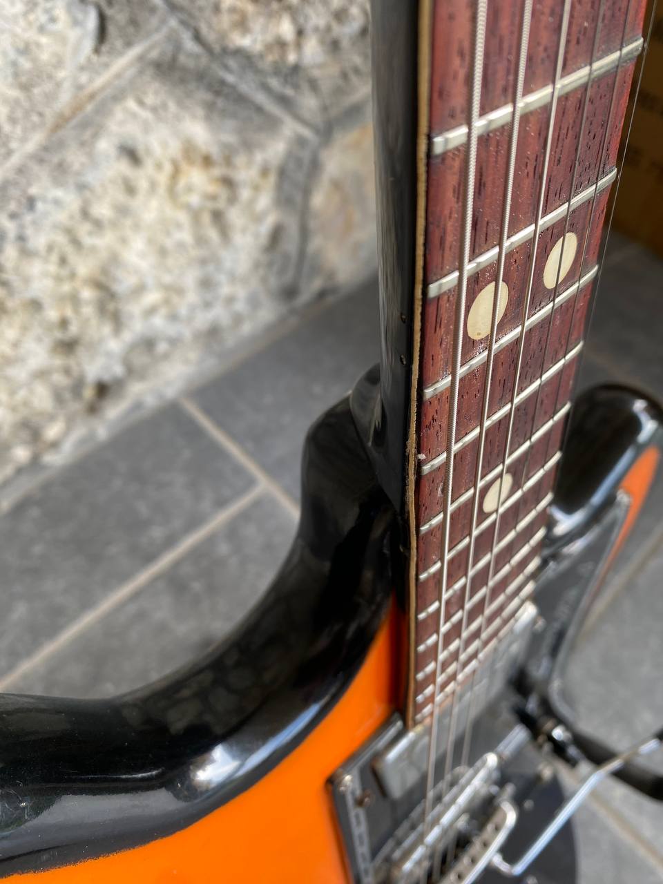 Vintage 1960s Wandrè Cobra Electric Guitar - Made in Italy by Antonio Pioli, Rare Original with Screenprinted Pickguard + Video Demo