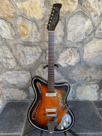 1960s Hopf Saturn 63 - Brownburst - Museum Condition - 100% Original w/ Tremolo & Demo Video