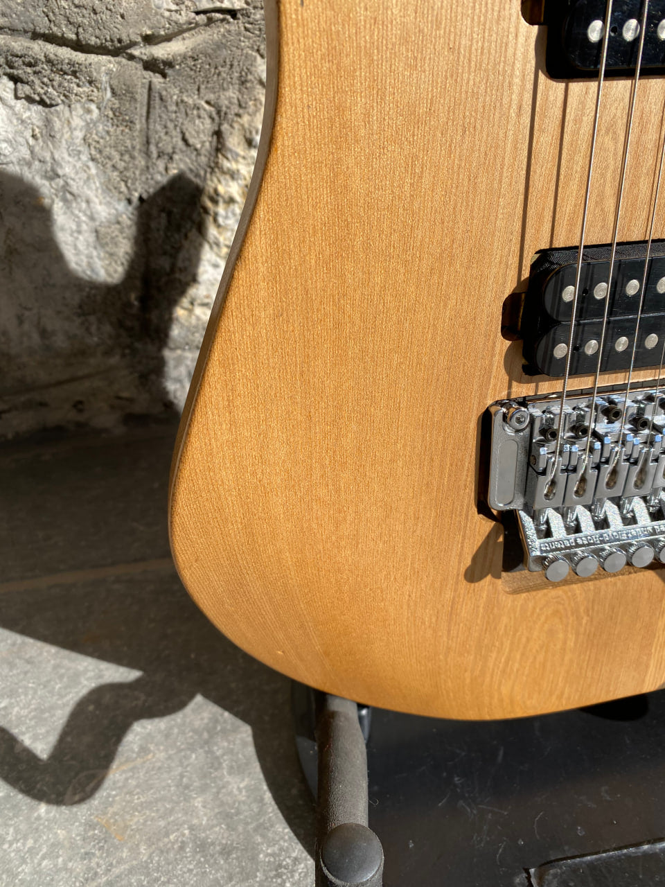 SX Superstrat Electric Guitar — Ash Body, Floyd Rose Tremolo, Tree of Life Decal Inlays, Dual Humbuckers + Video Demo