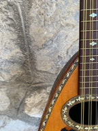 Antique Italian Neapolitan Bowl-Back Mandolin - Ozelli - Late 19th / Early 20th Century with case