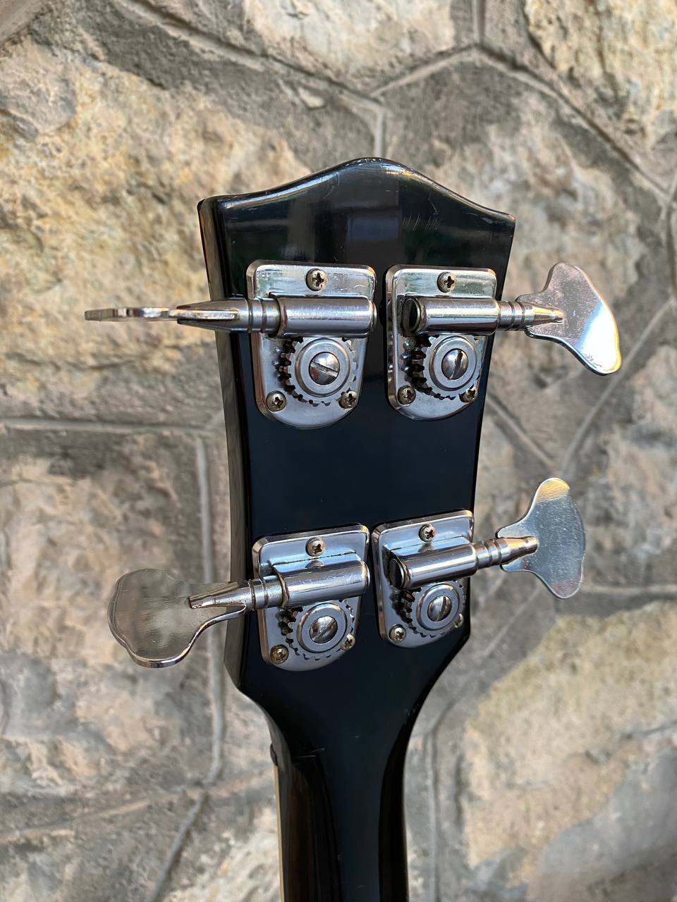 Vintage and rare 1970s Elli Sound Crucianelli Custom Bass – Made in Italy (Dual Humbuckers & Phase Switch, Good Condition)