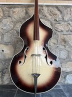 July 1960 Wandre Framez Naika Brownburst Upright Double Bass 3/4 Made in Italy