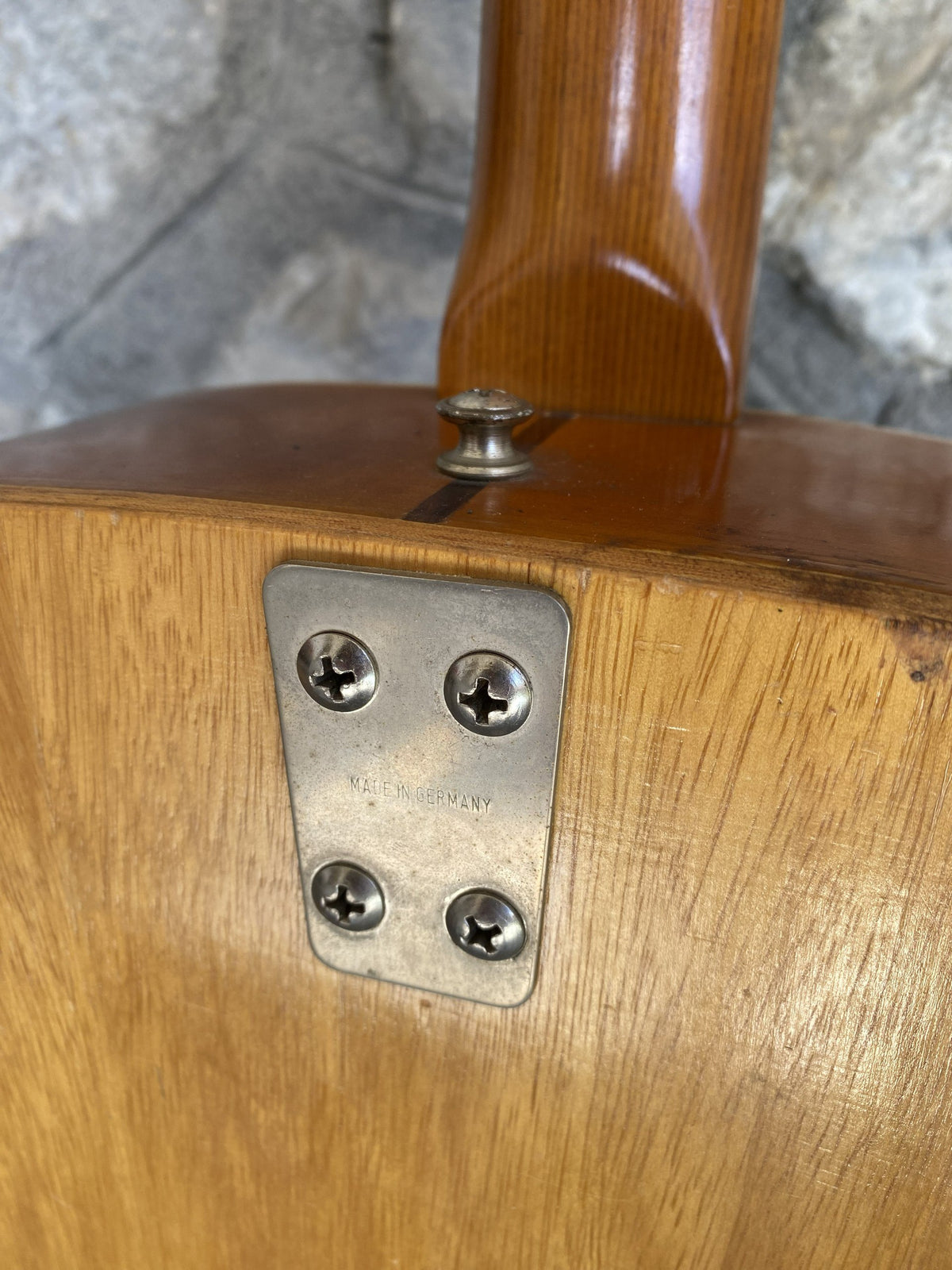 Vintage 1960s Framus Texan Acoustic Guitar — Sunburst Finish, Neck Plate Serial Number, Replaced Back + Video Demo
