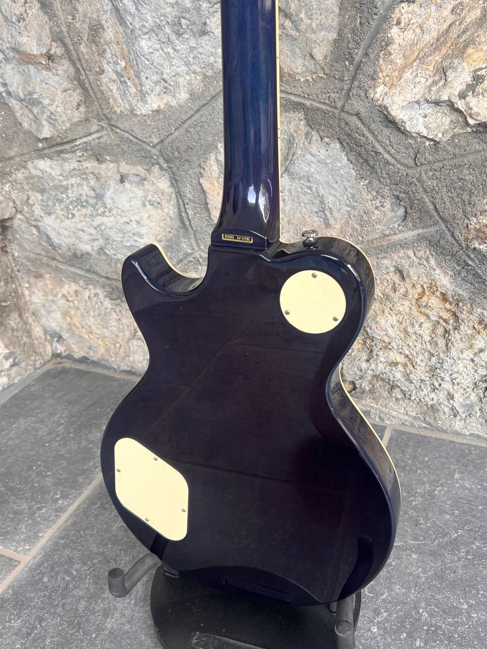 Greg Bennett AV3 Blue Burst Flamed Top, Excellent Condition + Video Demo