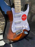 Squier Sonic Stratocaster - 2-Color Sunburst - Maple Neck - Excellent Condition